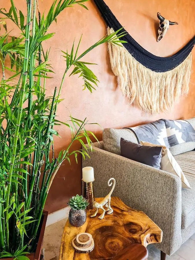 Apartmán Stylish Oceanfront Condo With Pool Mahahual Mexiko